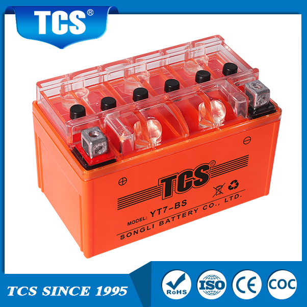 TCS maintenance free sealed battery GEL YT7-BS Lead Acid Battery