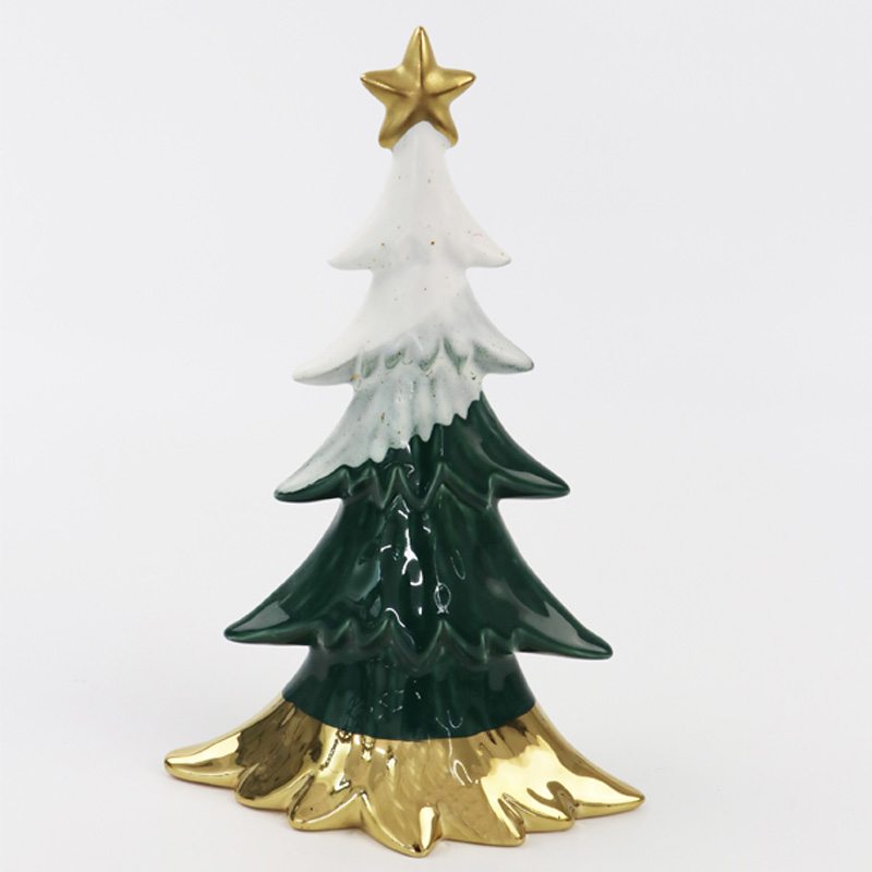 2020 Family Decoration Gift Tabletop Ceramic Christmas tree