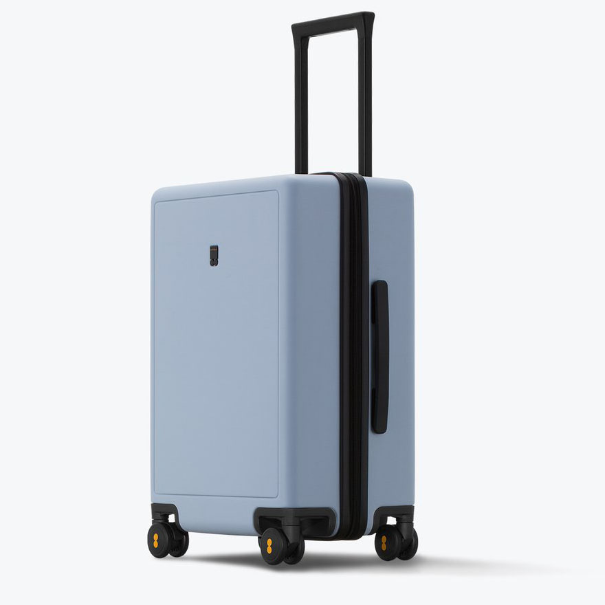LEVEL8 Light blue Elegance Matte Carry-On Luggage 20"
