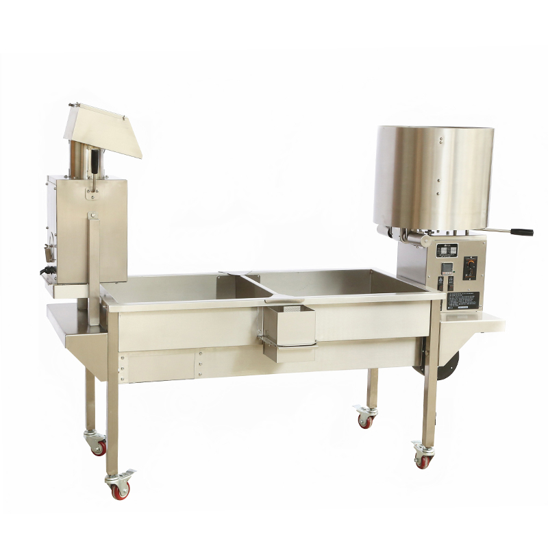 Hot Air Popper and Caramelizer 2-in-1 on Knock Down Table
