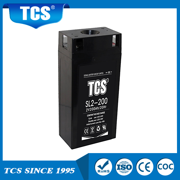 Storage Lead Acid Battery 2V SL2-200 TCS AGM Battery