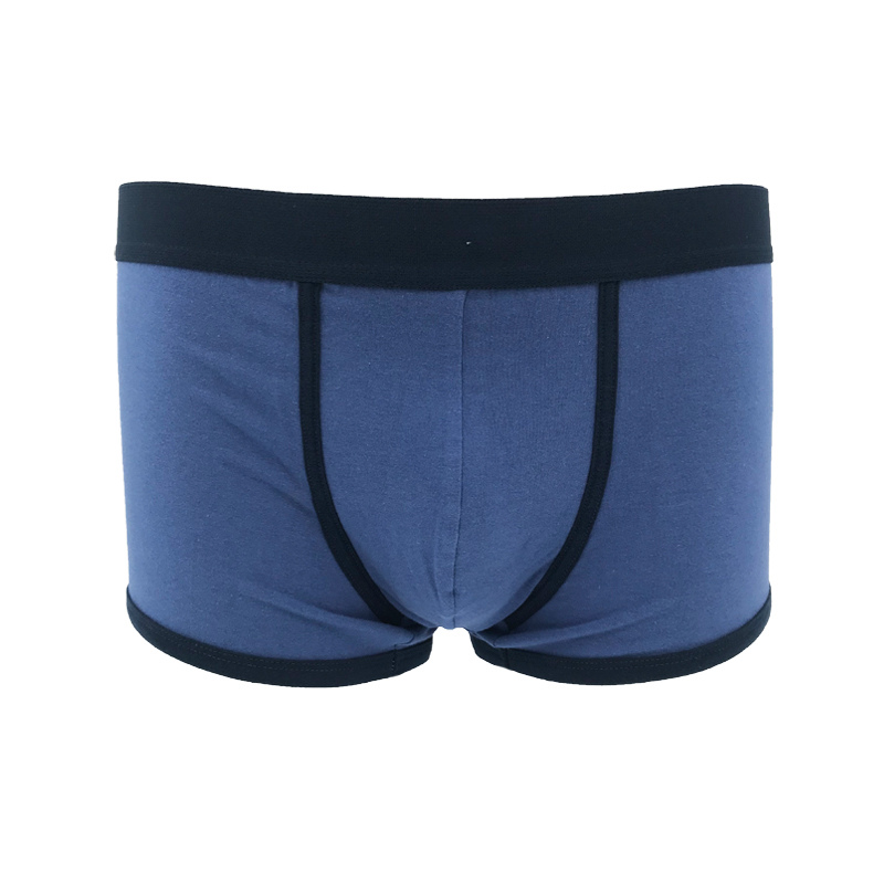 MEN'S BOXERS IN STRETCHED COTTON WITH HIGH WAISTBAND,SOLID COLOR