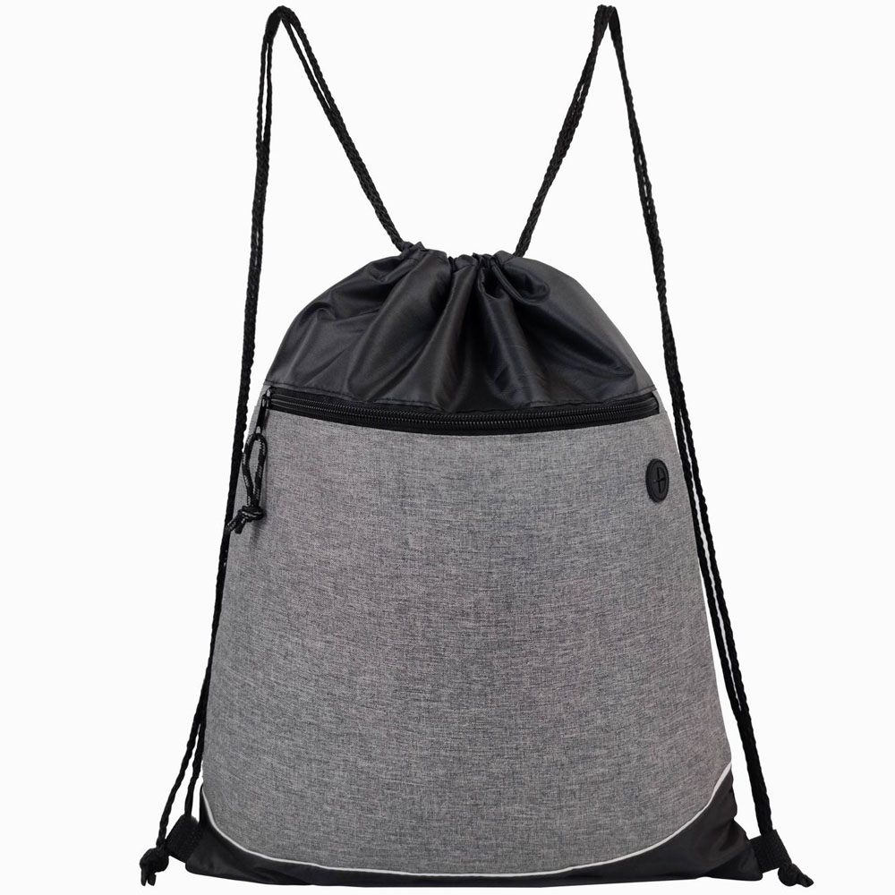 Promotional drawstring bags with mesh