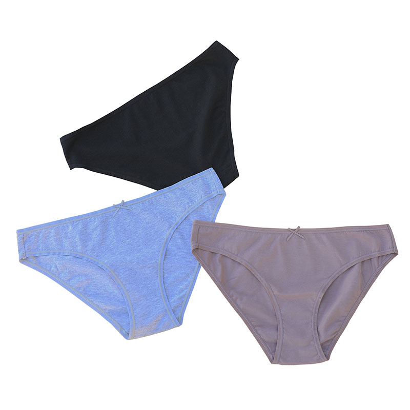 Cotton And Spandex Panties Womens Panties Briefs with BCI cotton