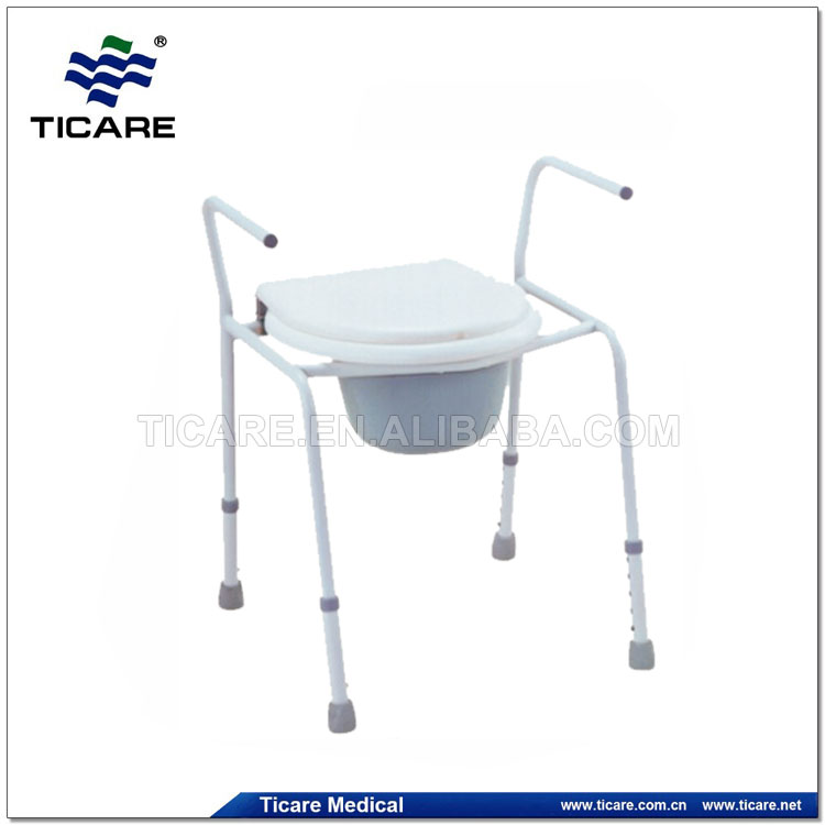 Rehabilitation Therapy Supplies FDA approved foldable Toilet Chair