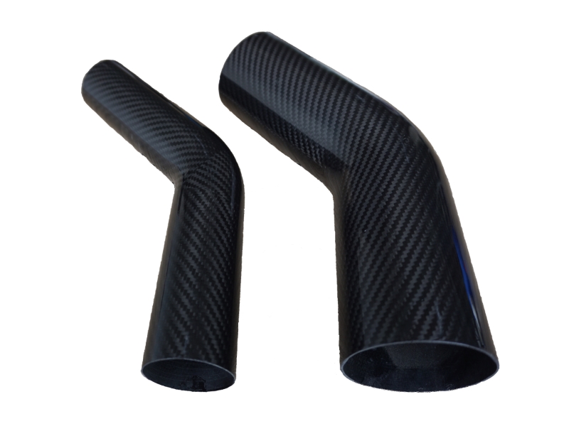 45 Degree Carbon Fiber Elbow Pipe Tube