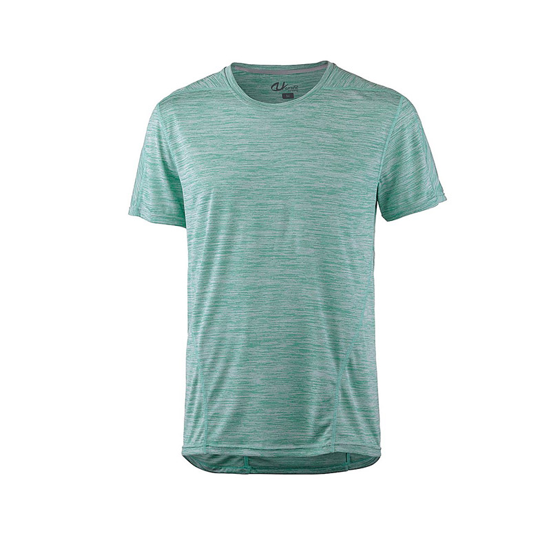 Men's recycled cation round neck sports with basic short-sleeved