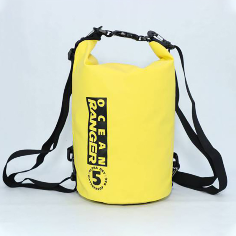 DY2-05 Custom PVC Tarpaulin waterproof roll bag compression dry bag for swimming, kayaking, boating