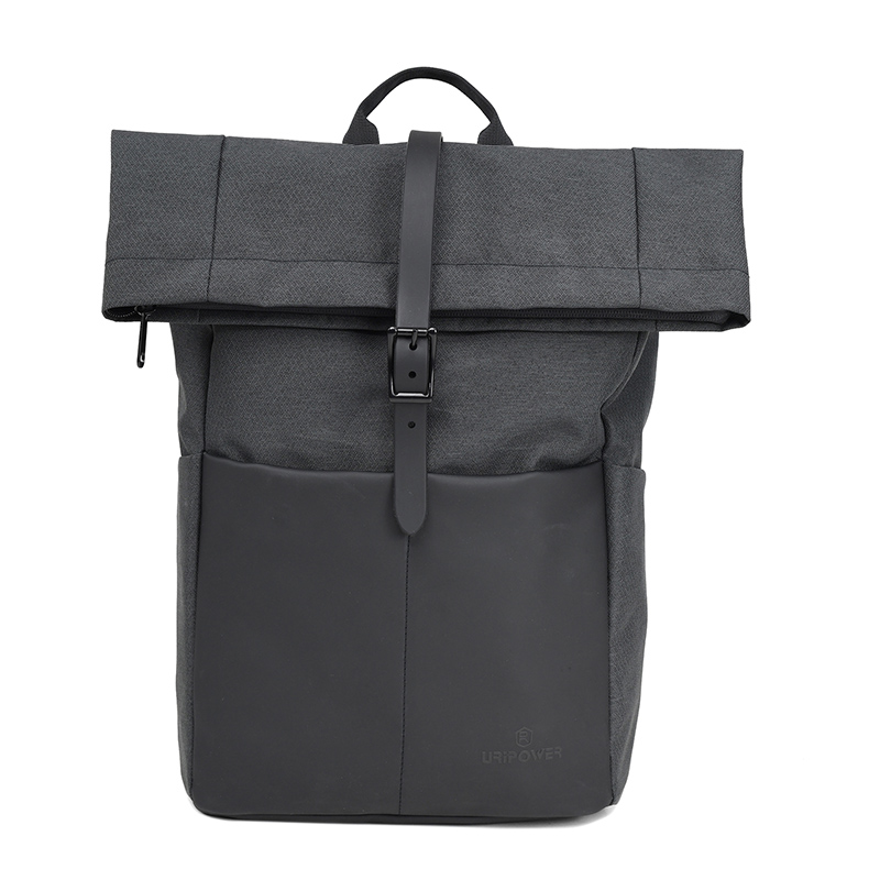 Urban backpack with two-tone and coated fabric  for business,leisure or travel