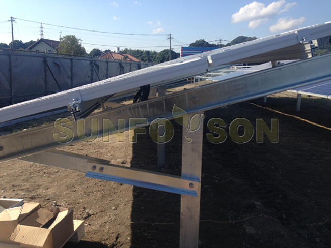 Solar Pile Mounting System