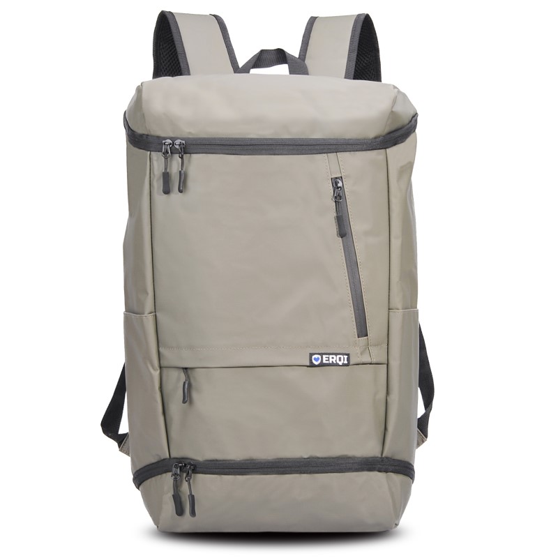 OEM Stylish Travel Laptop Polyester Backpack with High Capacity for Men & Women - Grey
