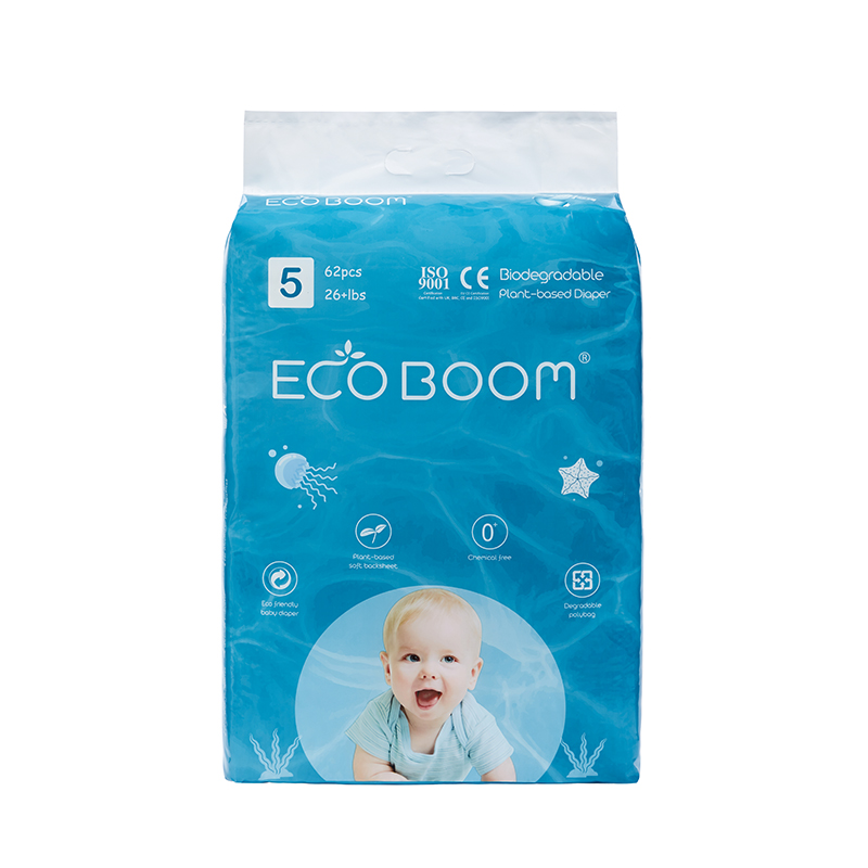 ECO BOOM Disposable Plant-based Diaper Big Pack Infant In Polybag XL