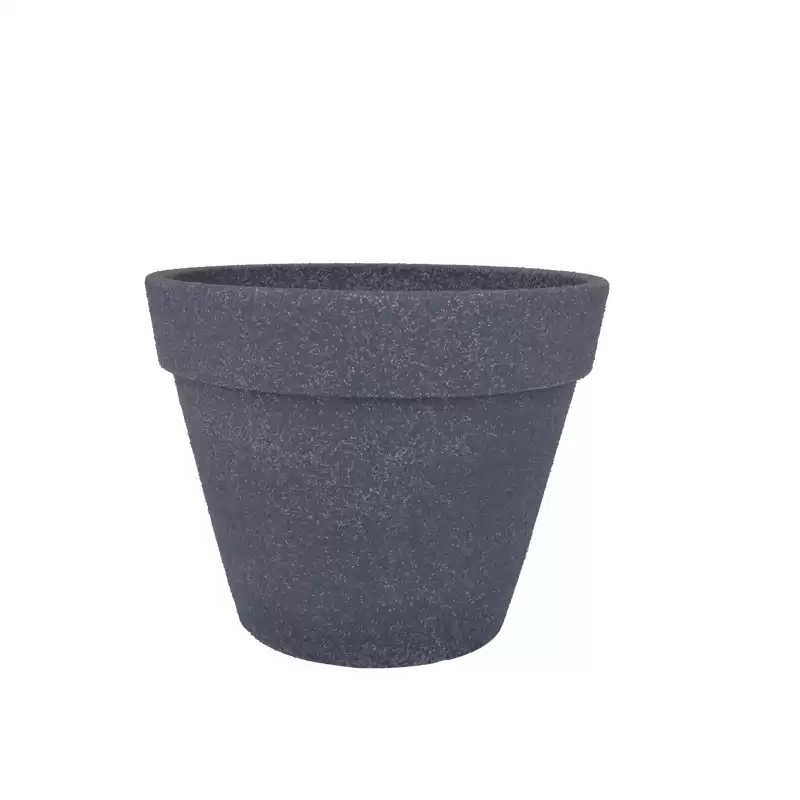 Durable Round Traditional Plastic Flower Planters for Home & Garden