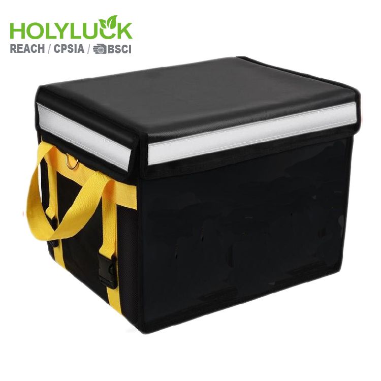 45L Collapsible Delivery Bag Insulated Grocery Bag Customized For Motorcycle/Uber Ready To Ship