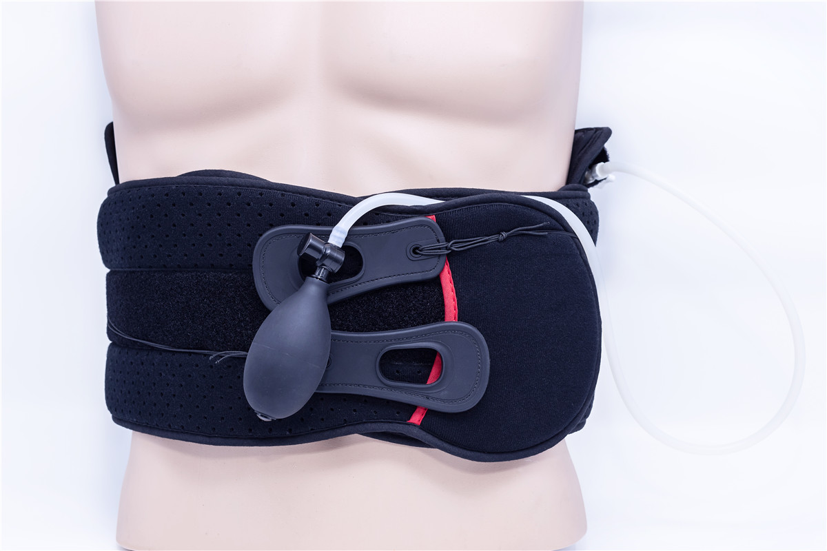 Adjustable Pneumatic LSO Back braces with airliners  for posture or lower back pain injury