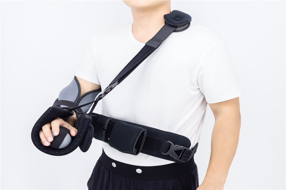 Adjustable Shoulder arm sling Immobilizer with free angle Metal bar customized manufacturer