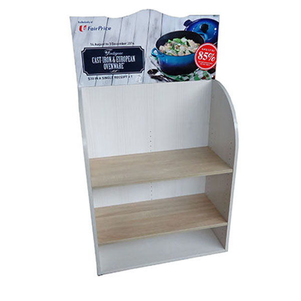 Customized Cookware End Cap Display Stand