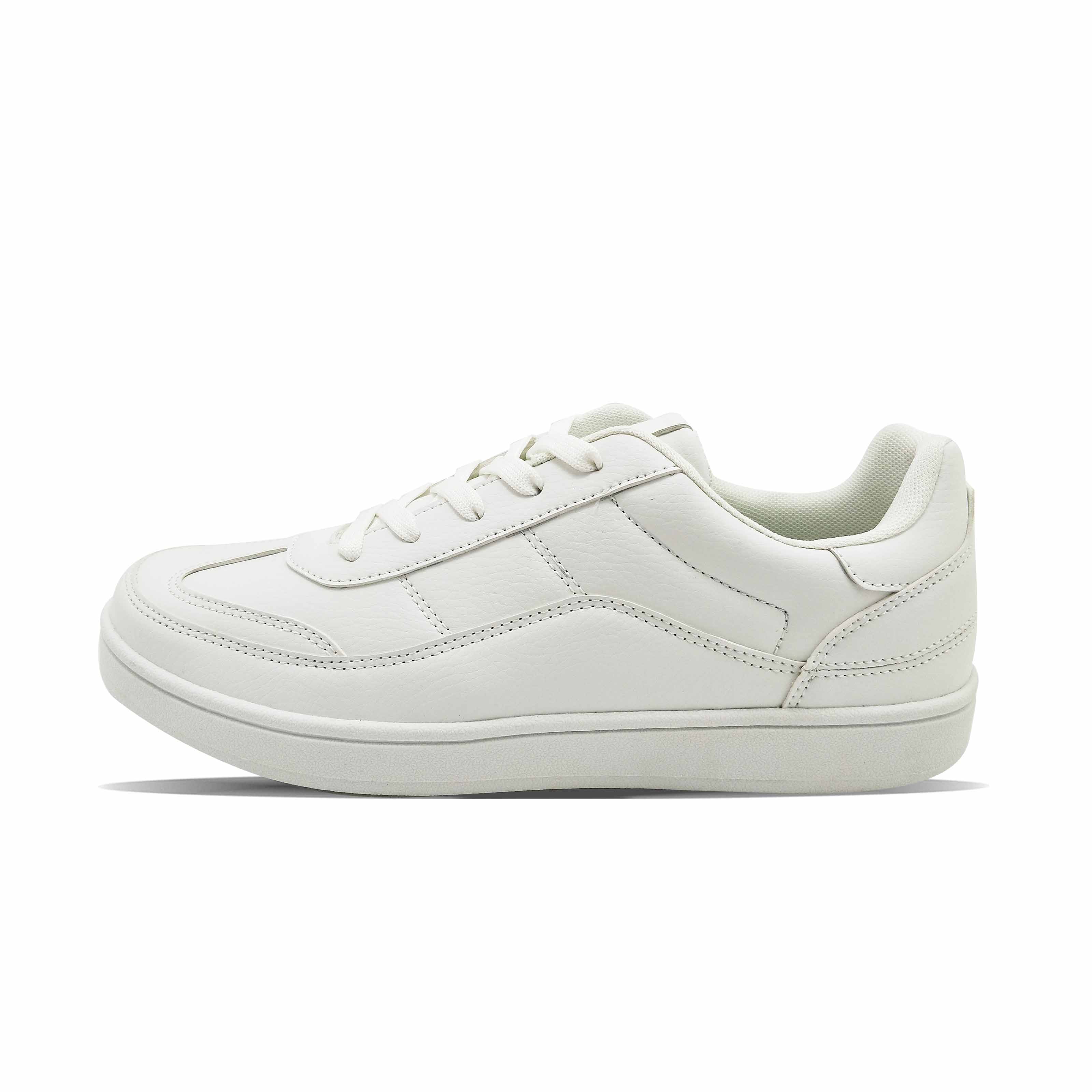 fine stitching comfortable folding easily pure white casual men’s versatile shoes