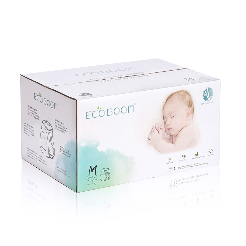 ECO BOOM Bamboo Baby Best Diaper Pants For Baby Size M