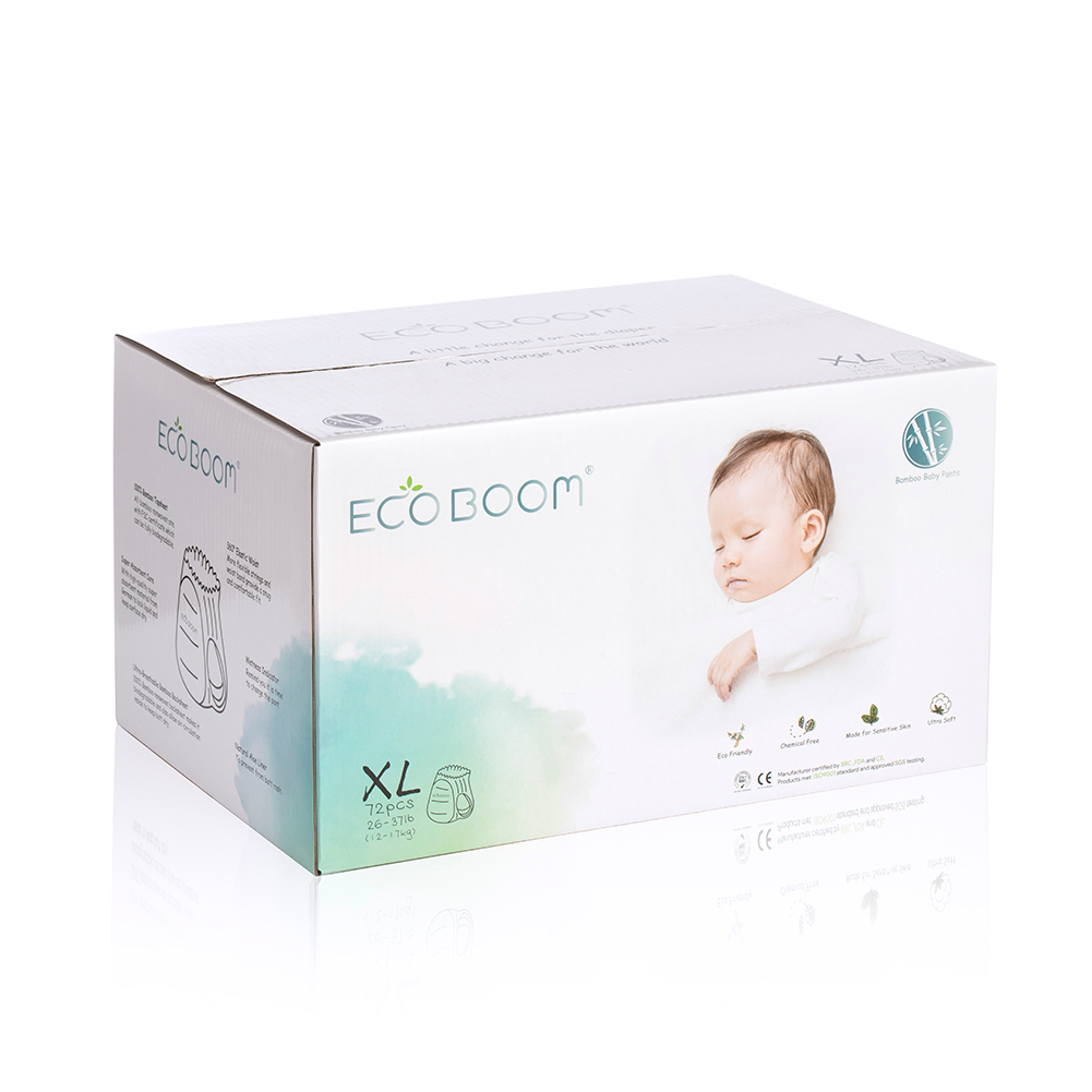 ECO BOOM Bamboo Training Baby Diaper Pants Biodegradable Size XL