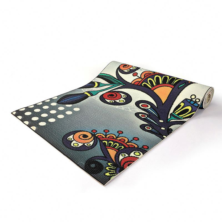 Custom super soft folding pvc custom printed yoga mats