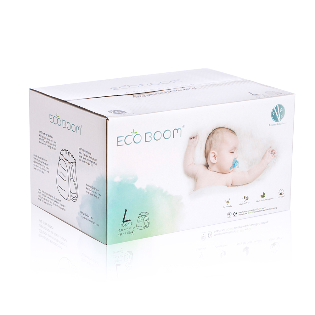 ECO BOOM Bamboo Baby Training Pants Diapers Size L