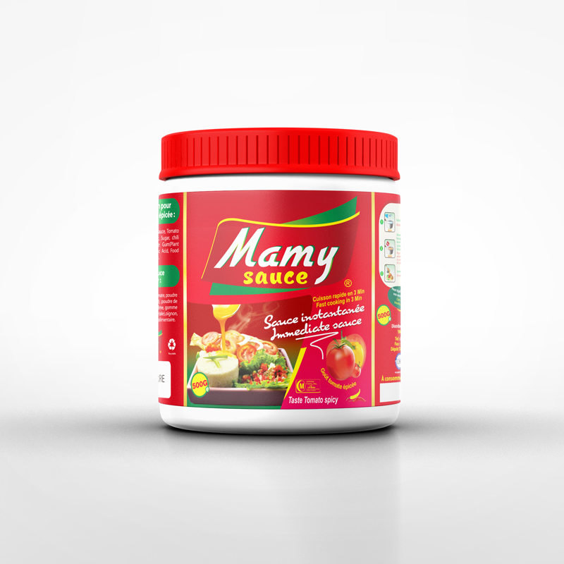 Mamy Sauce Brand Halal Tomato Gravy Mix Sauce Powder Spicy 500g x24tubs