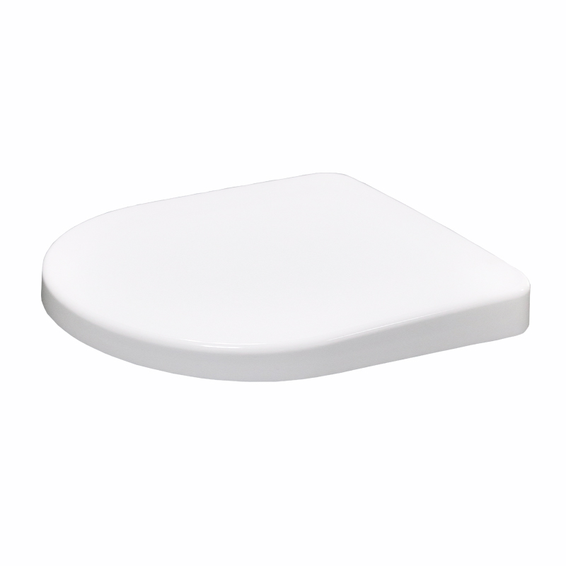 D Shape UF Toilet Seat Wrap-over Style Scratch-free