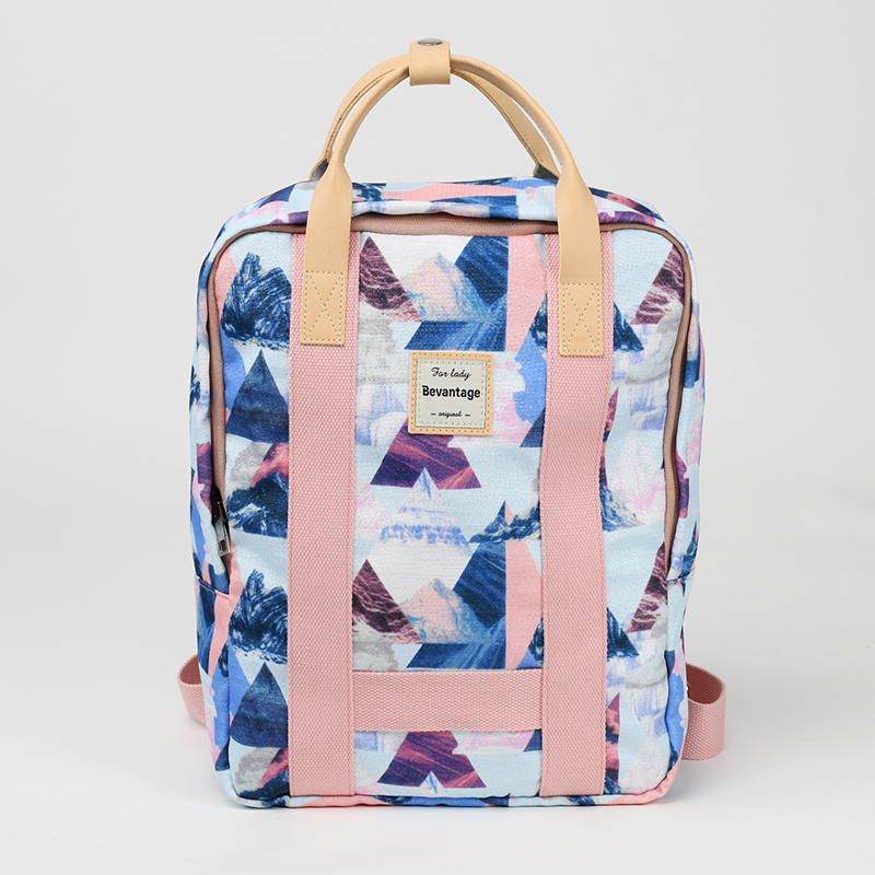 Fashionable and new design printing backpack suitable for urban lifestyle