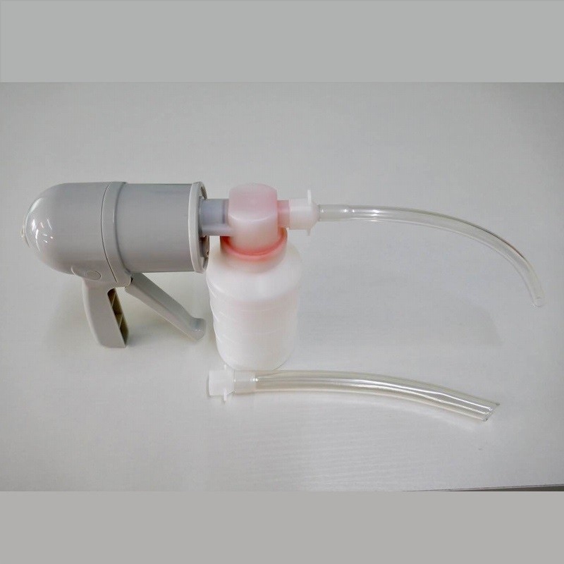 Portable Manual Phlegm Suction Pump White Hand Help