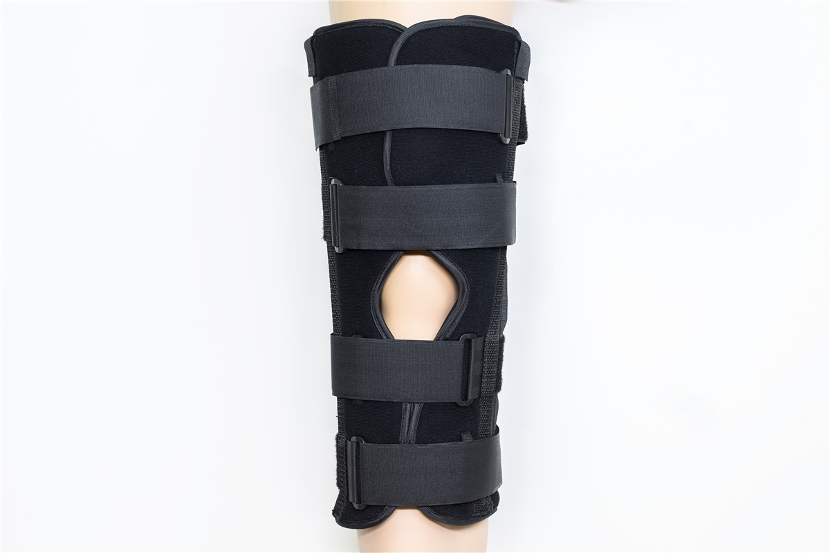 Adjustable Tri-panel knee immobilizer braces with aluminum stays  customized manufacturer
