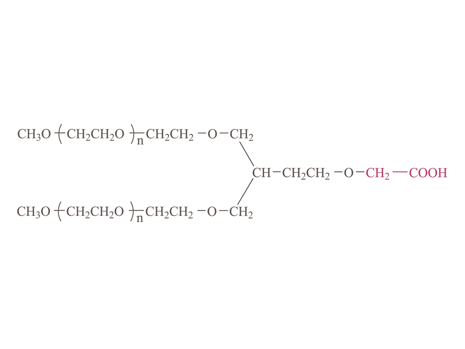 2-arm Methoxypoly(ethylene glycol) carboxymethyl(PT02) [2-arm PEG-CM(PT02)]