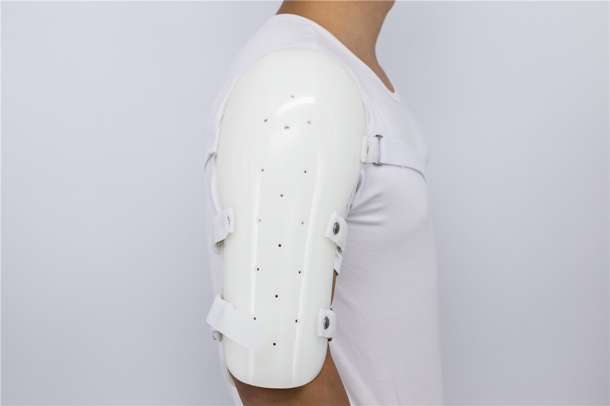 Adjustable Humeral Shaft Fracture splints and sarmiento braces for upper arm and shoulder