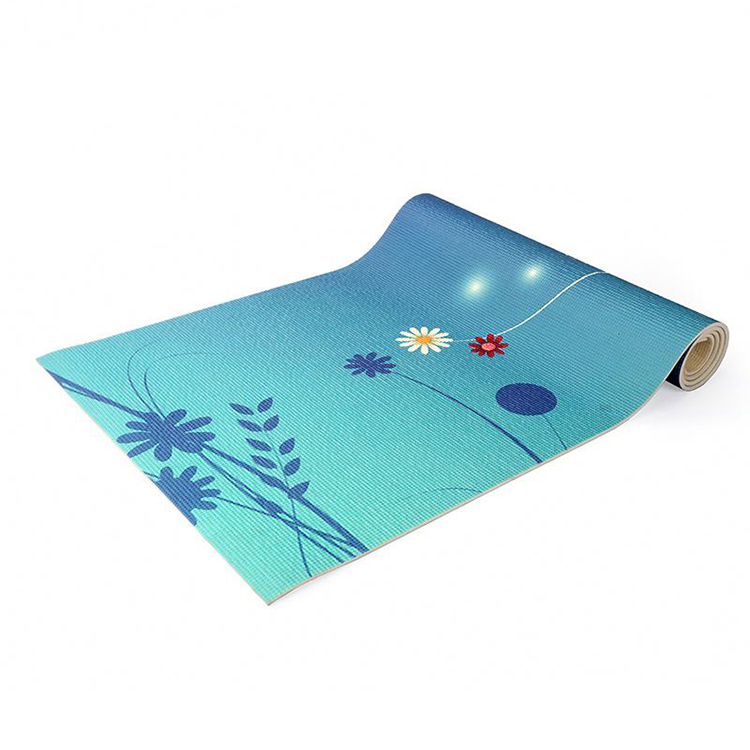 Custom Print Cheap Washable Digital Print Gymnastic Pvc Yoga Mat