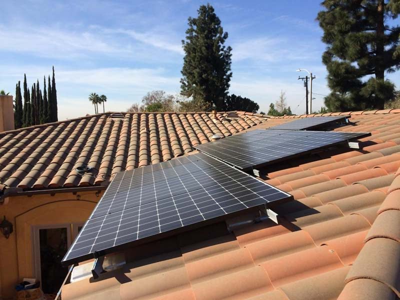 Tilted Tile Roof Mounting Bracket Solar Panel Mounting for Tile Roof