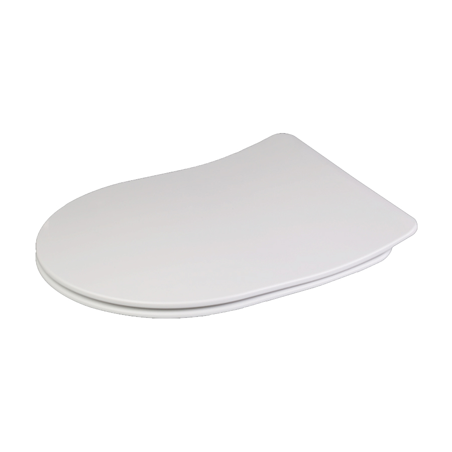 Super Slim Lid Toilet Seat with Soft Close and Quick Release