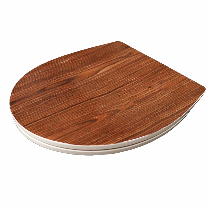 Duroplast Toilet Seat with Wood Veneer
