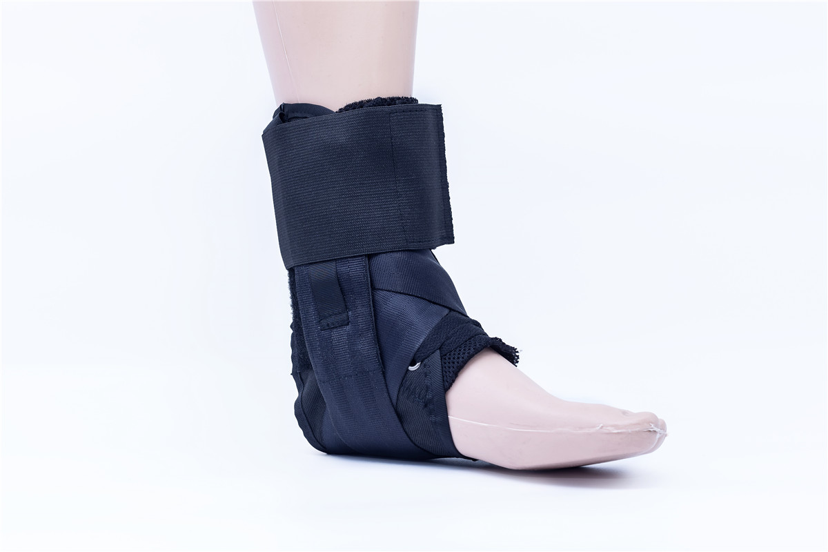 Lace-up ankle braces foot support with  plastic Stays  customized manufacturer