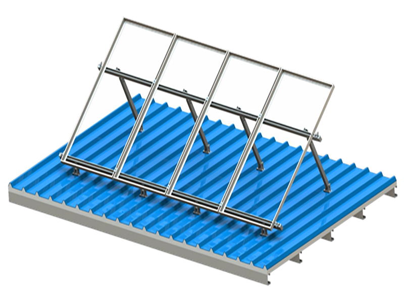 Tilt Adjustable Kit for Flat Metal Roof Mounting System