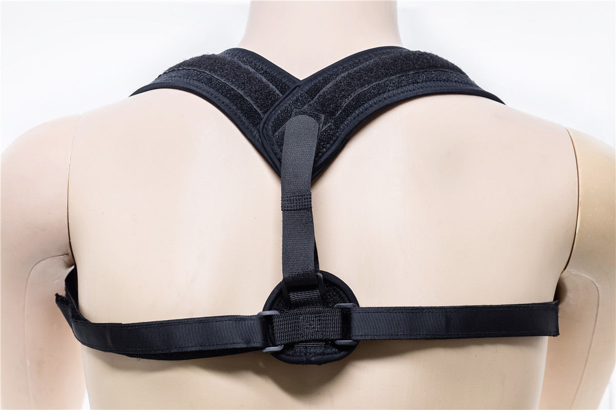 Breathable clavicle belts for upper spinal back support and posture corrector