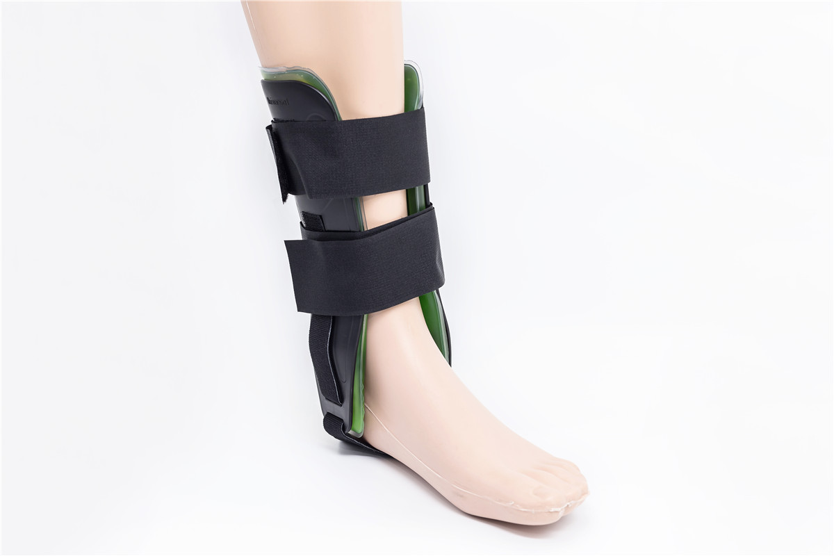 Adjustable gel ankle stirrups braces for ice compress sprained foot customized manufacturer