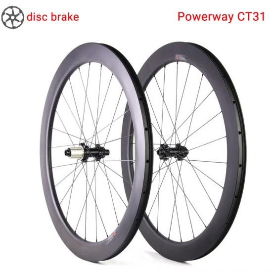 Lightcarbon Cheaper Road Bicycle Carbon Disc Brake Wheels
