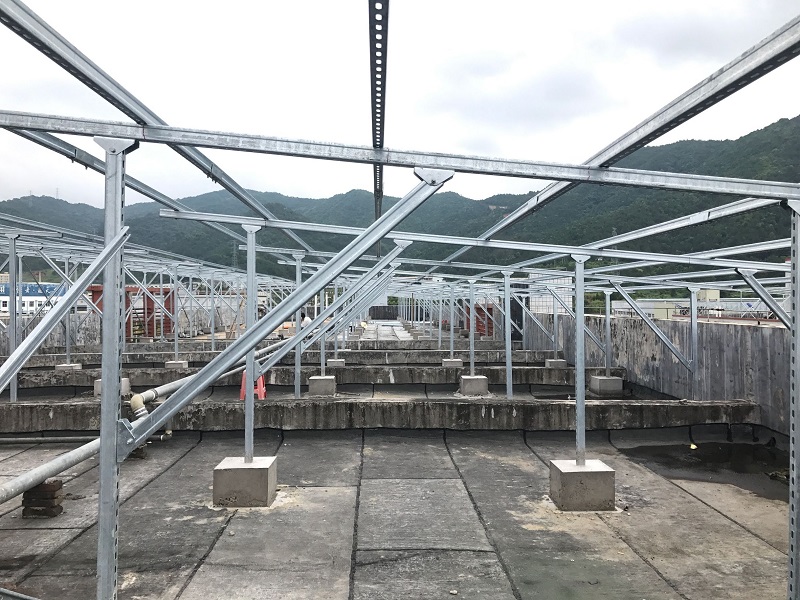 HDG Steel Ground Mounting Structures