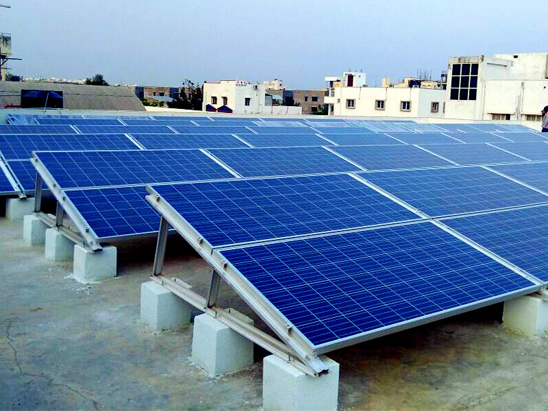Concrete Flat Solar Roof Mounting System