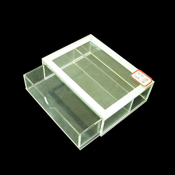 acrylic counter box for cosmetic display stand