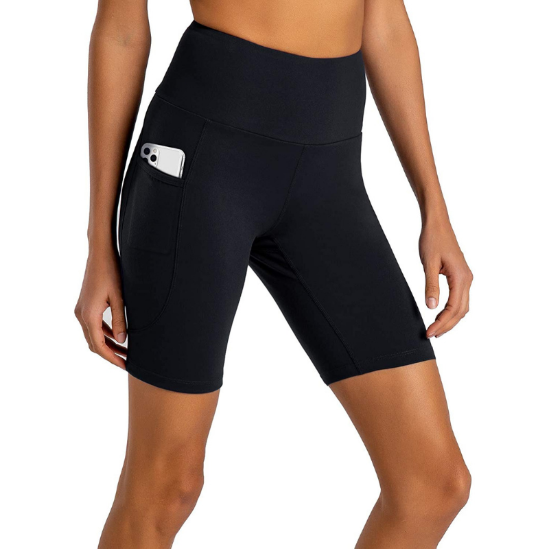 Women's 2" 5" 8" Yoga Shorts High Waist Biker Shorts with Pockets Workout Spandex Shorts