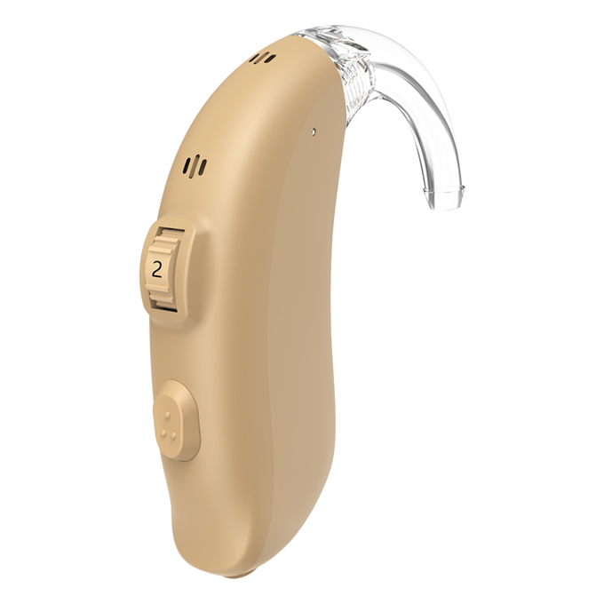 Super power manual digital BTE hearing aids for profound hearing loss