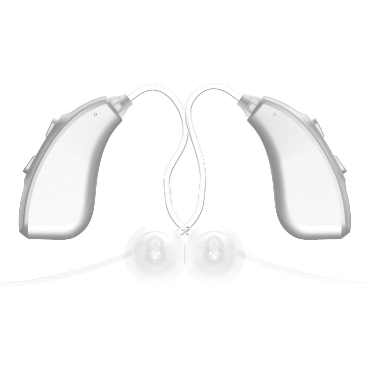 Mini Open-fit Rechargeable BTE Hearing Aids Fully automatic for effortless listening everywhere