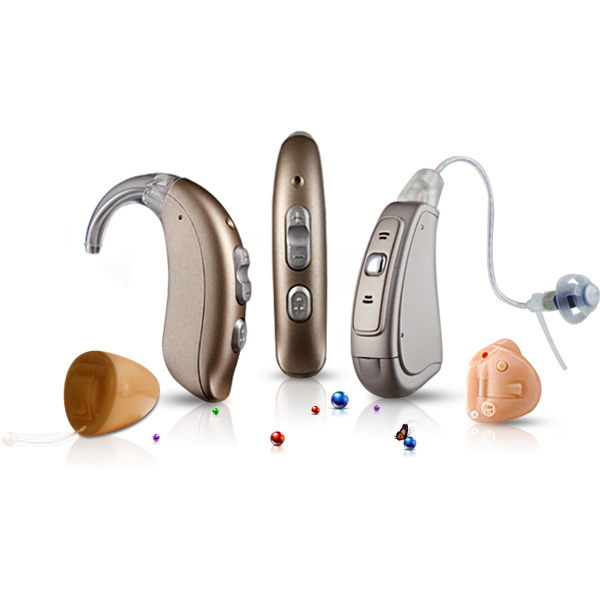 Affordable seniors hearing aid, behind the ear (BTE) hearing aids