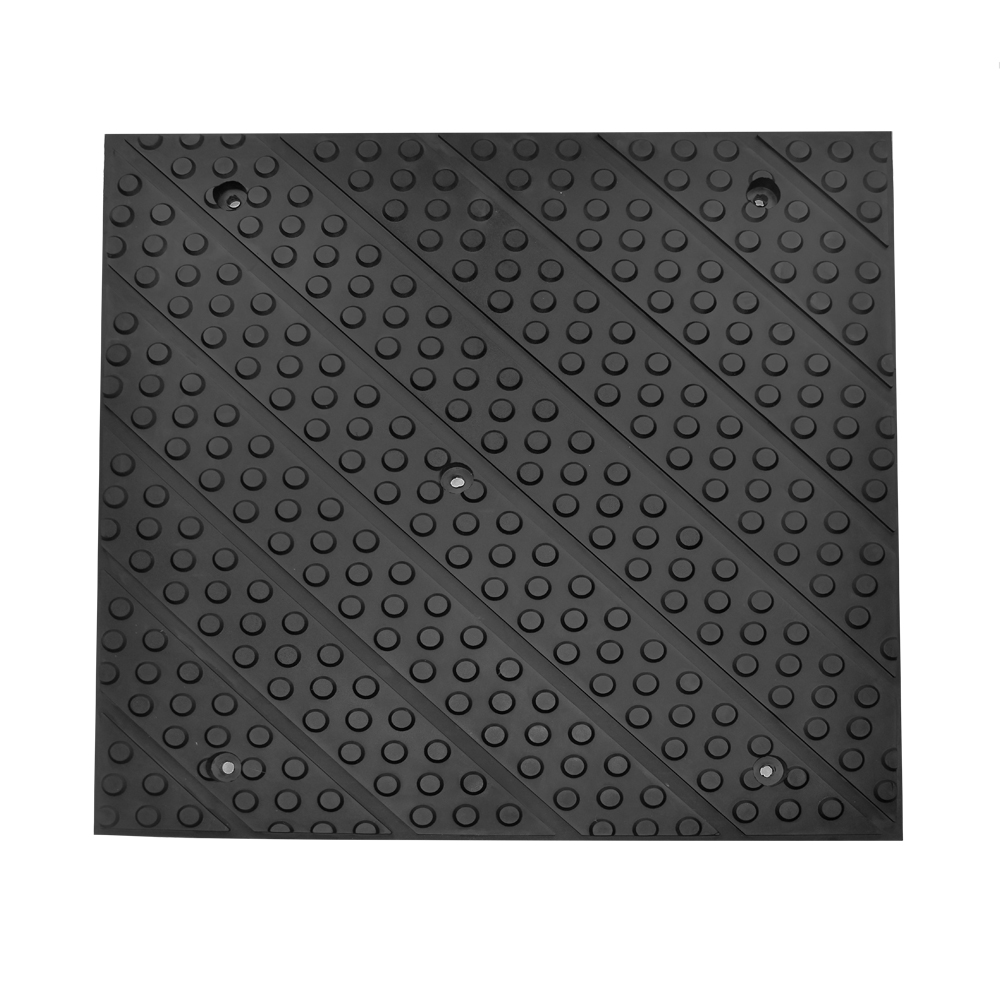 SBR rubber mats with 10mm thick steel plate